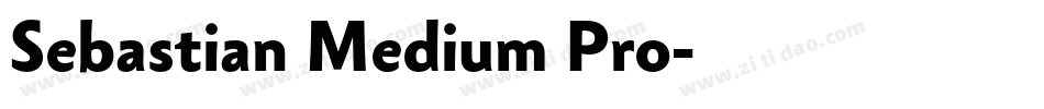 Sebastian Medium Pro字体转换